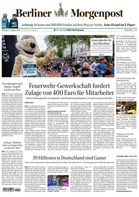 Cover of Berliner Morgenpost