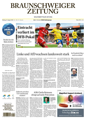 Cover of Braunschweiger Zeitung (Braunschweig)