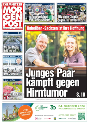 Cover of Chemnitzer Morgenpost
