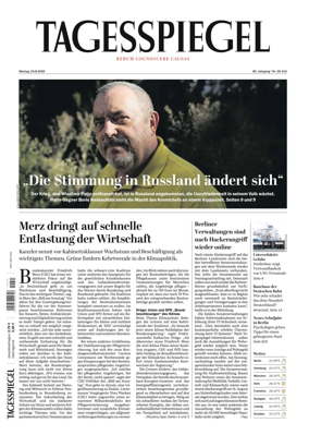 Cover of Der Tagesspiegel