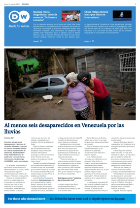 Cover of Deutsche Welle (Spanish edition)