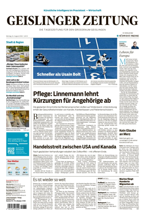 Cover of Geislinger Zeitung