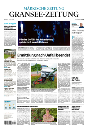 Cover of Gransee-Zeitung