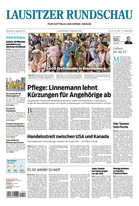 Cover of Lausitzer Rundschau