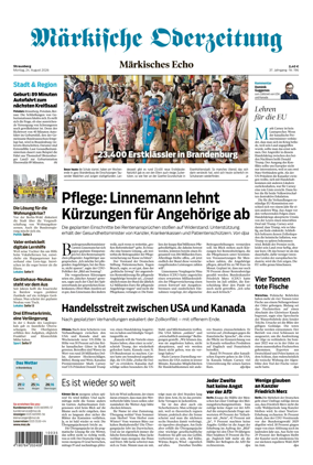 Cover of Markische Oderzeitung Strausberg