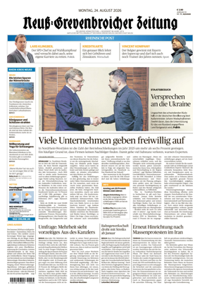 Cover of Neuss-Grevenbroicher Zeitung Neuss