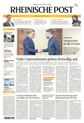 Cover of Rheinische Post Mettmann