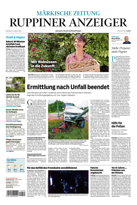 Cover of Ruppiner Anzeiger