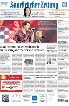 Cover of Saarbruecker Zeitung