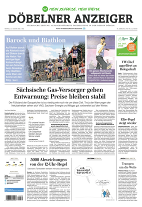 Cover of Sachsische Zeitung (Dobeln)
