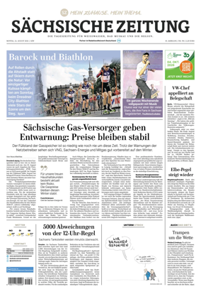 Cover of Sachsische Zeitung (Weiswasser)