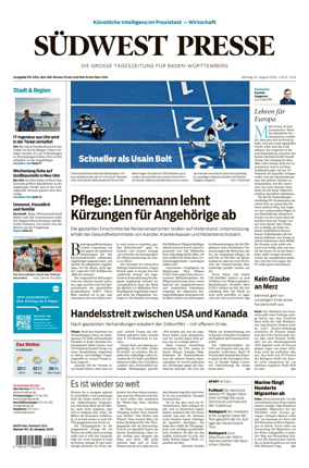 Cover of Sudwest Presse