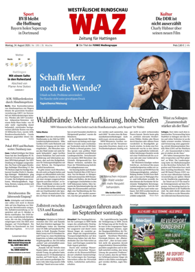 Cover of Westdeutsche Allgemeine Zeitung (Hattingen)