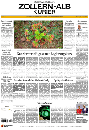 Cover of Zollern-Alb-Kurier (Balingen)