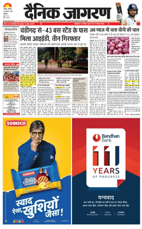 Cover of Dainik Jagran - Chandigarh