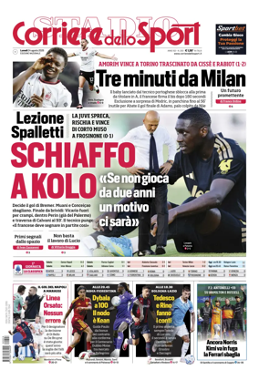 Cover of Corriere dello Sport