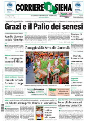 Cover of Corriere di Siena