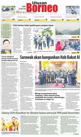 Cover of Utusan Borneo (Sarawak)