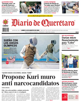 Cover of Diario de Queretaro