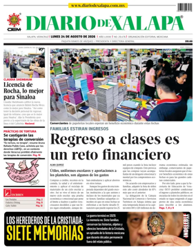 Cover of Diario de Xalapa