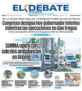 Cover of El Debate de Los Mochis