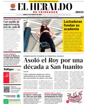 Cover of El Heraldo de Chihuahua
