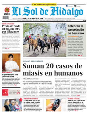 Cover of El Sol de Hidalgo