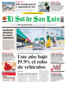 Cover of El Sol de San Luis Potosi