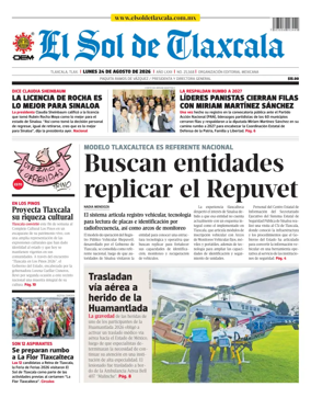 Cover of El Sol de Tlaxcala