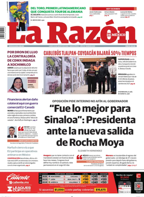 Cover of La Razon de Mexico