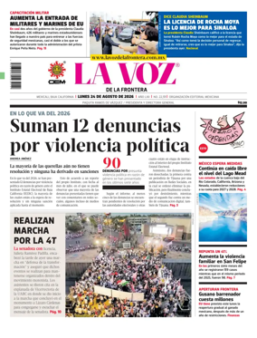 Cover of La Voz de la Frontera