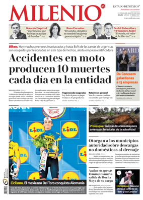 Cover of Milenio Edo de Mexico