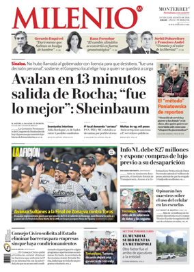 Cover of Milenio Monterrey