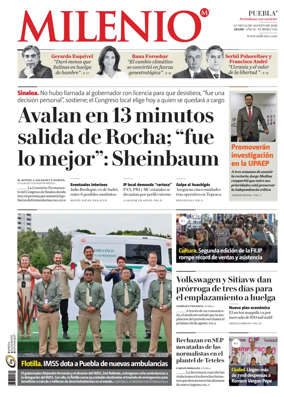 Cover of Milenio Puebla