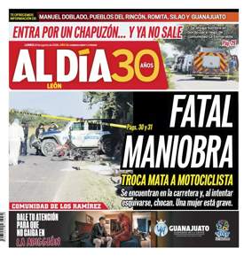Cover of Periodico Al Dia (Leon)