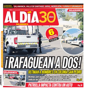 Cover of Periodico Al Dia (Salamanca)