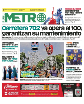Cover of Publimetro Guadalajara