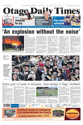 Cover of Otago Daily Times