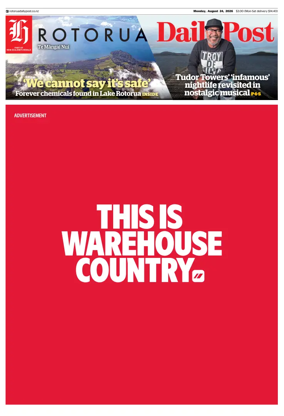 Cover of Rotorua Daily Post