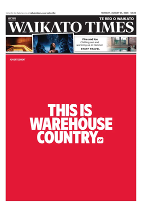 Cover of Waikato Times