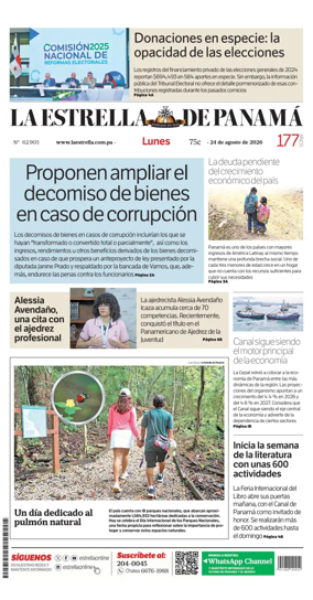 Cover of La Estrella de Panama