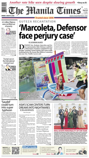 Cover of The Manila Times