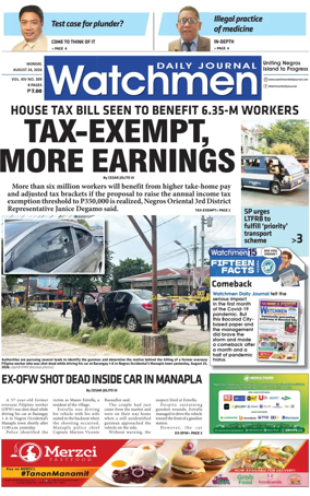 Cover of Watchmen Daily Journal