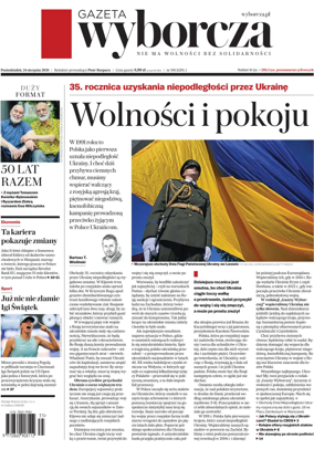 Cover of Gazeta Wyborcza
