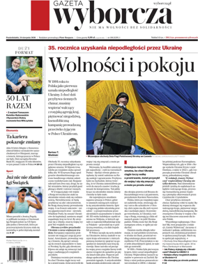 Cover of Gazeta Wyborcza Stoleczna