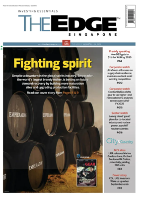 Cover of The Edge Singapore
