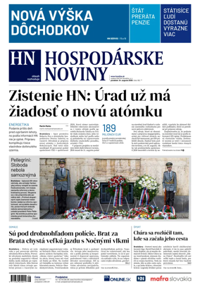 Cover of Hospodarske noviny