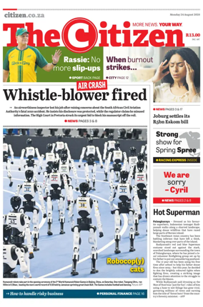 Cover of The Citizen (KZN)