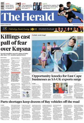 Cover of The Herald (South Africa)