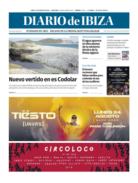 Cover of Diario de Ibiza